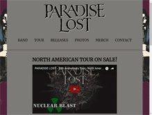 Tablet Screenshot of paradiselost.co.uk